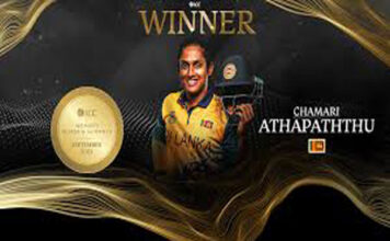 மாதத்தின் அதிசிறந்த வீராங்கனை விருதை வென்ற சமரி அத்தபத்து